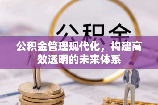 拜泉公积金管理现代化，构建高效透明的未来体系
